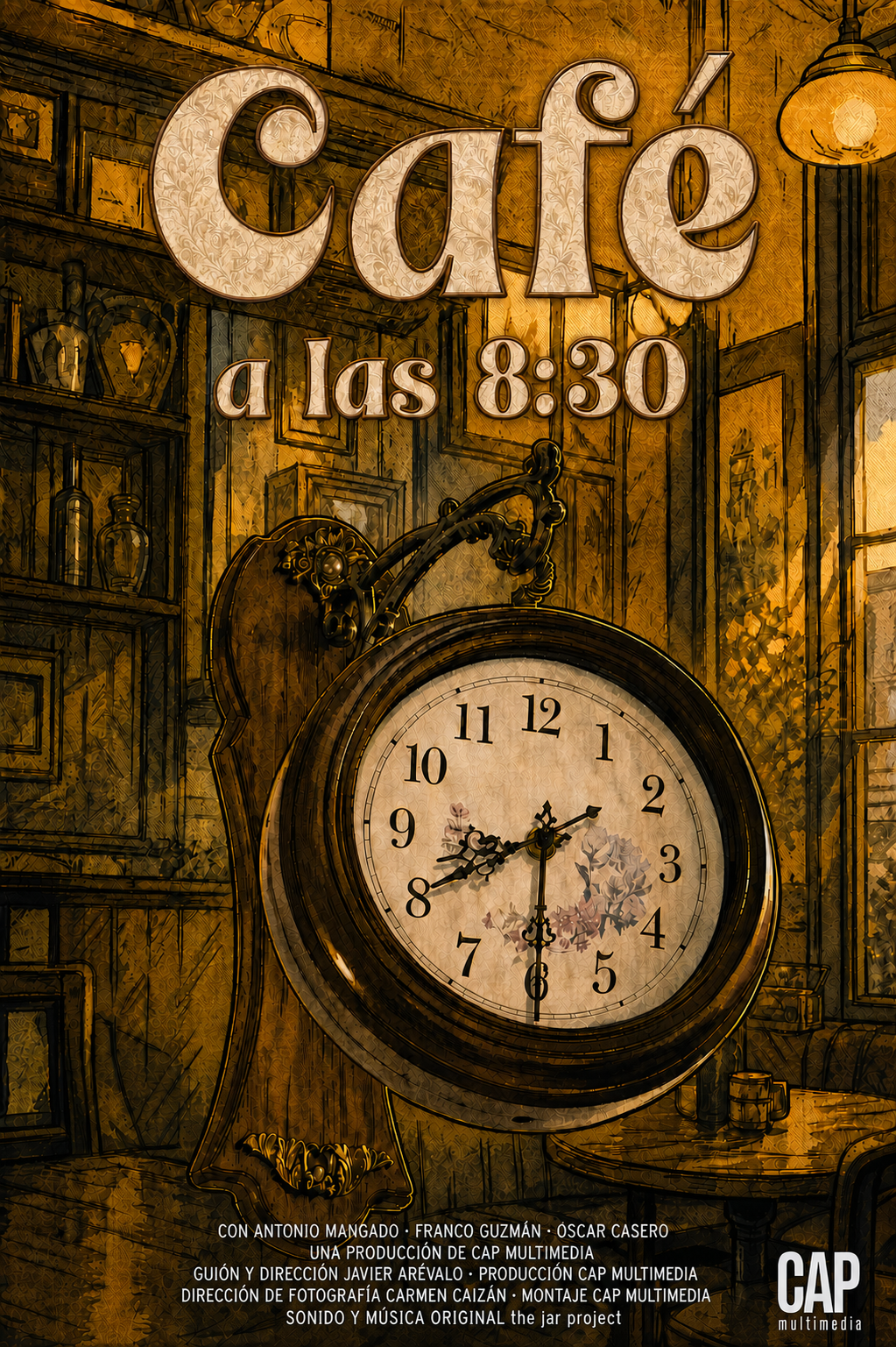 Cartel oficial de Café a las 8:30