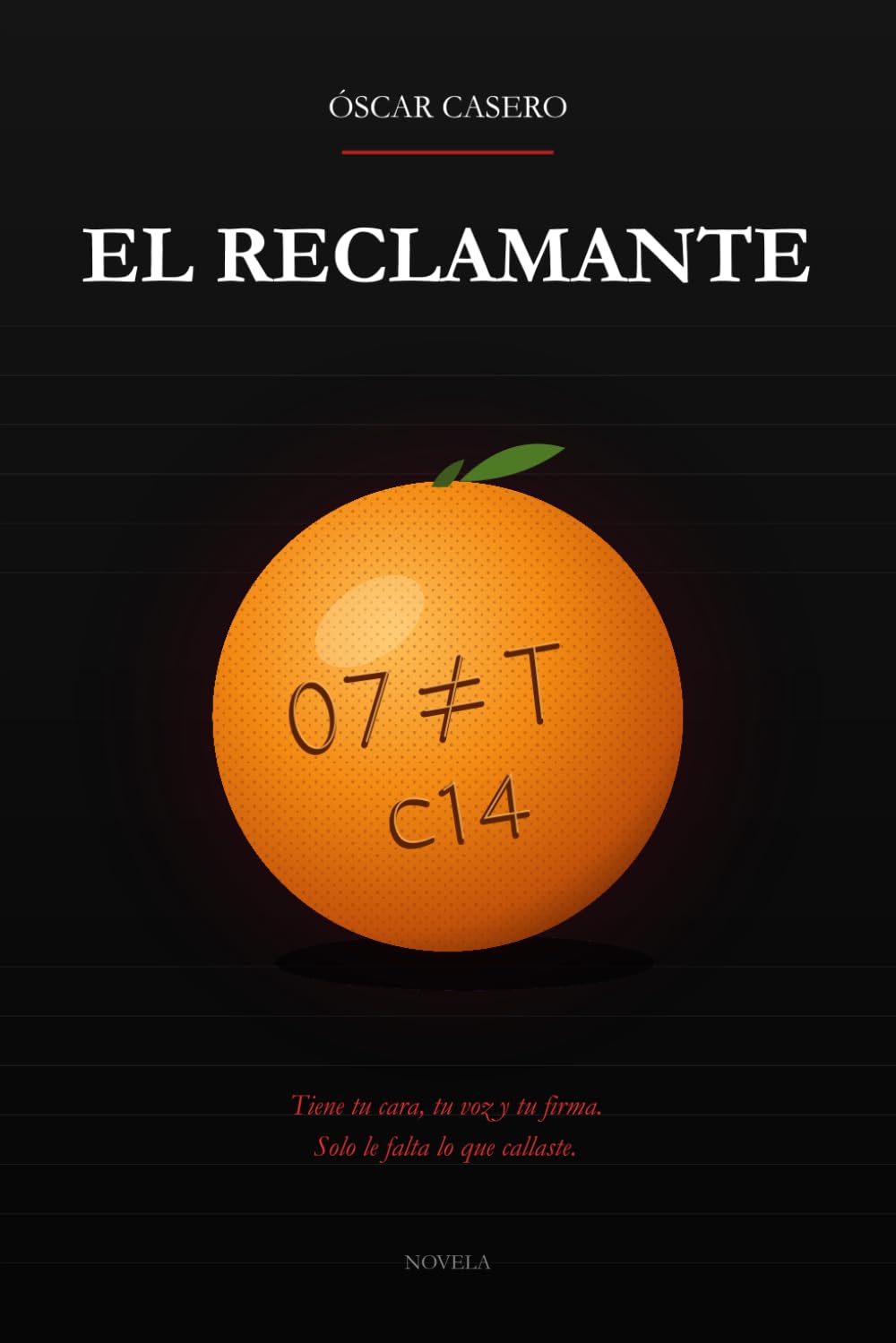 Portada de El reclamante, de Óscar Casero